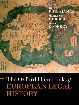cover image of The Oxford Handbook of European Legal History